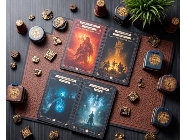 An expansion bundle featuring popular game expansions, a playmat, and token upgrades
