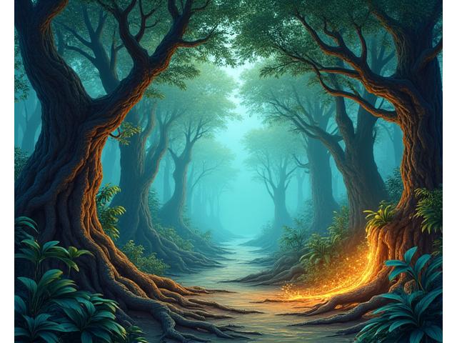 Box art for 'Gaia Chronicles' showing stylized ancient trees and mystical creatures.